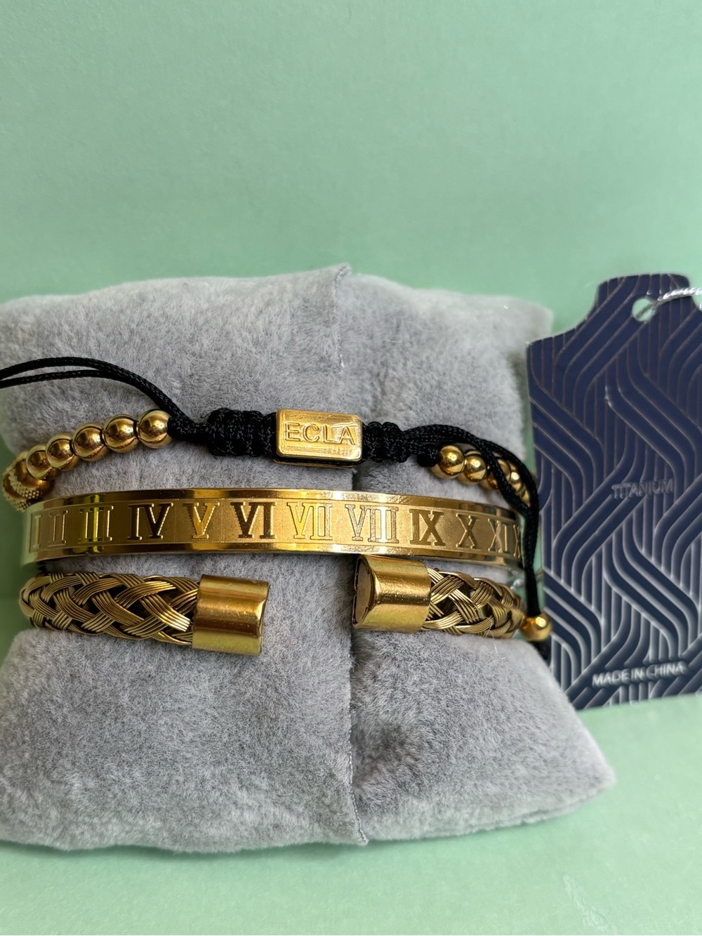 Eye Candy LA Gold-Tone 3 Piece Bracelet Set - Picture 4 of 7